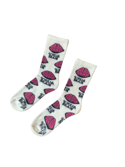 Seymour White Brain Gang™ Socks